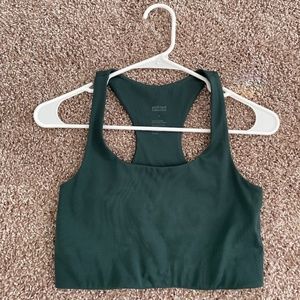 girlfriend collective paloma bra in moss